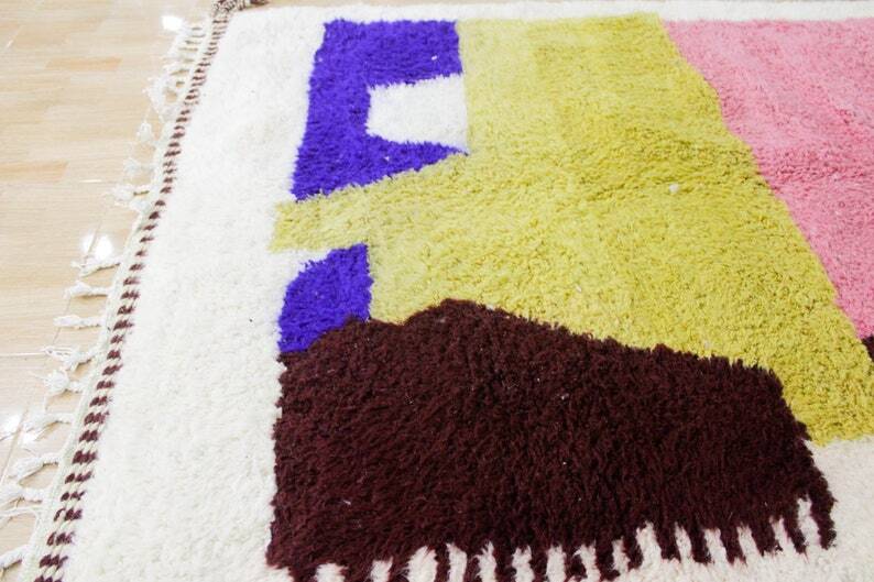 Berber rug in pure wool size 150 x 250 cm
