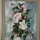 Original Oil on Canvas – “Flower Still Life” By M. Hellberg