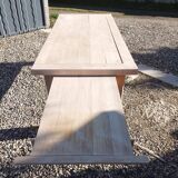 Farmhouse table with drawers