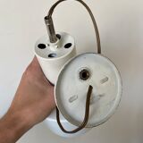 Enamelled sheet metal wall