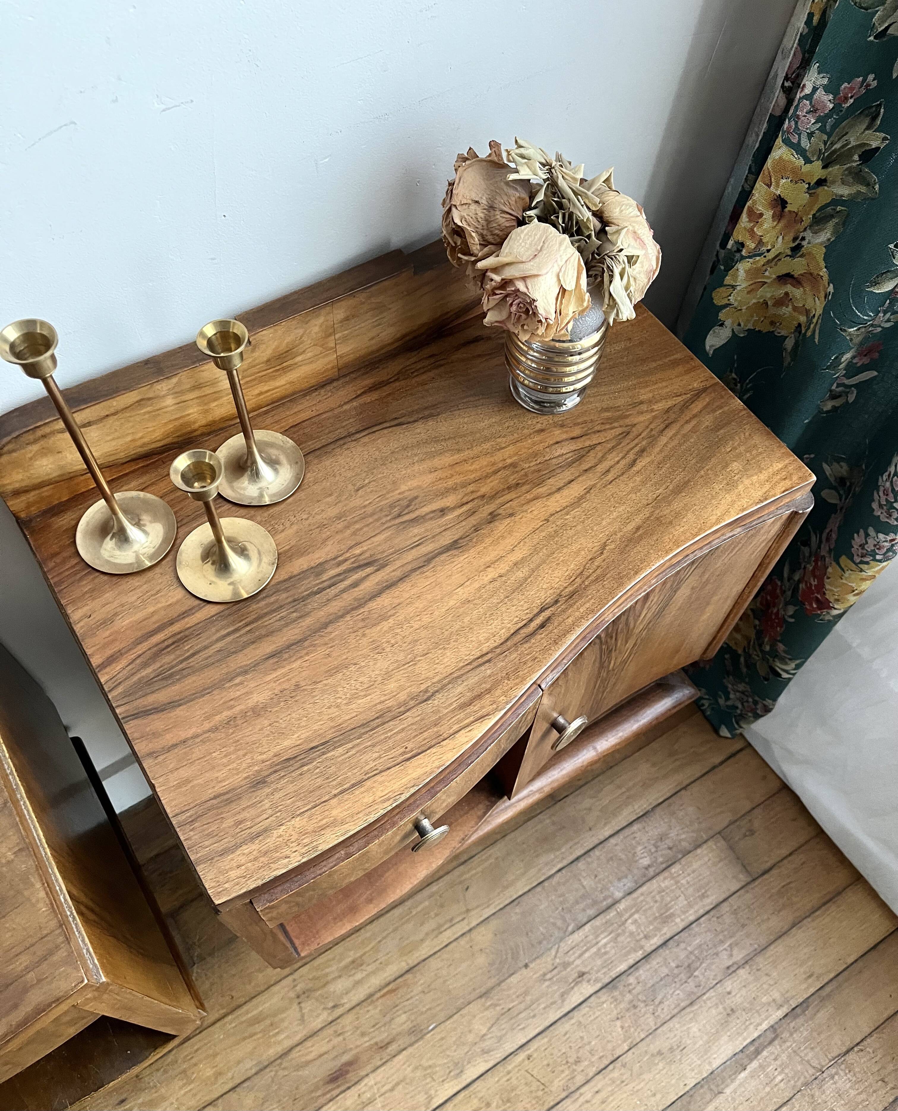 Pair of Art Deco bedside tables