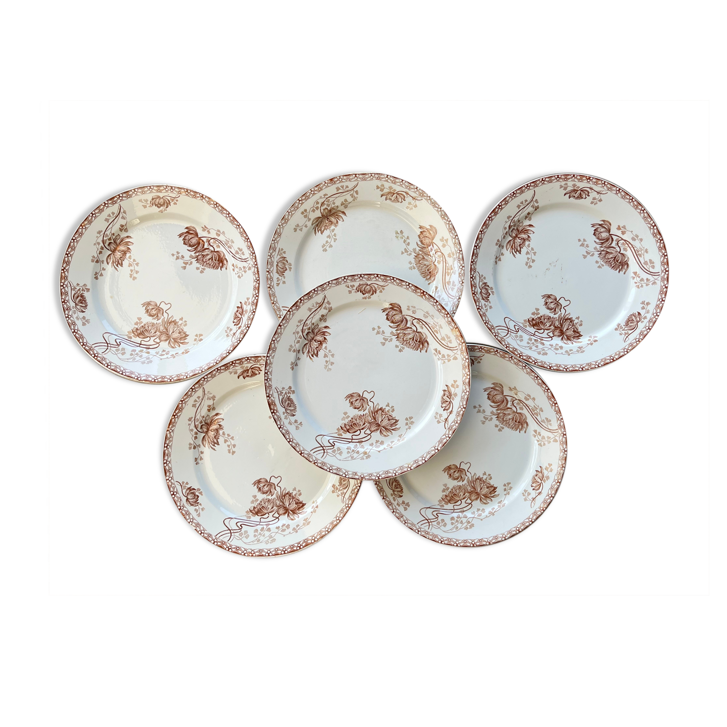 Plates Sarreguemines Royat