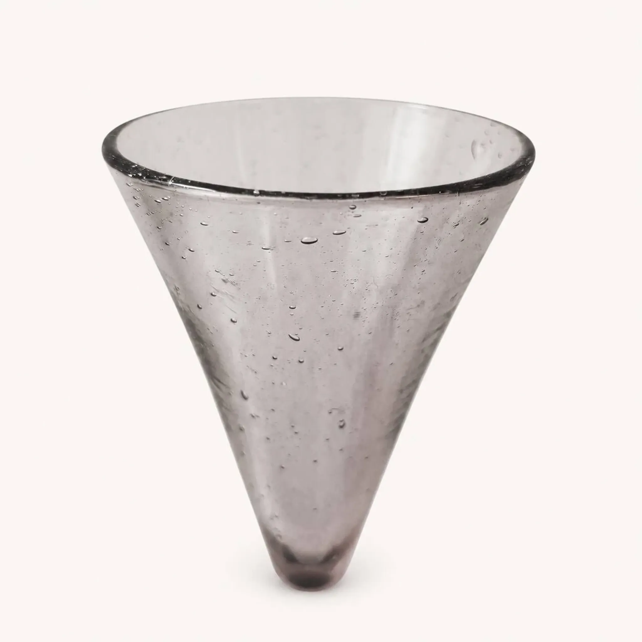 Duo de flûtes à champagne en verre de Biot