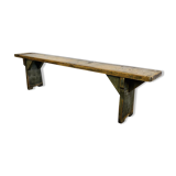 Authentic wooden bench from the Czech Republic