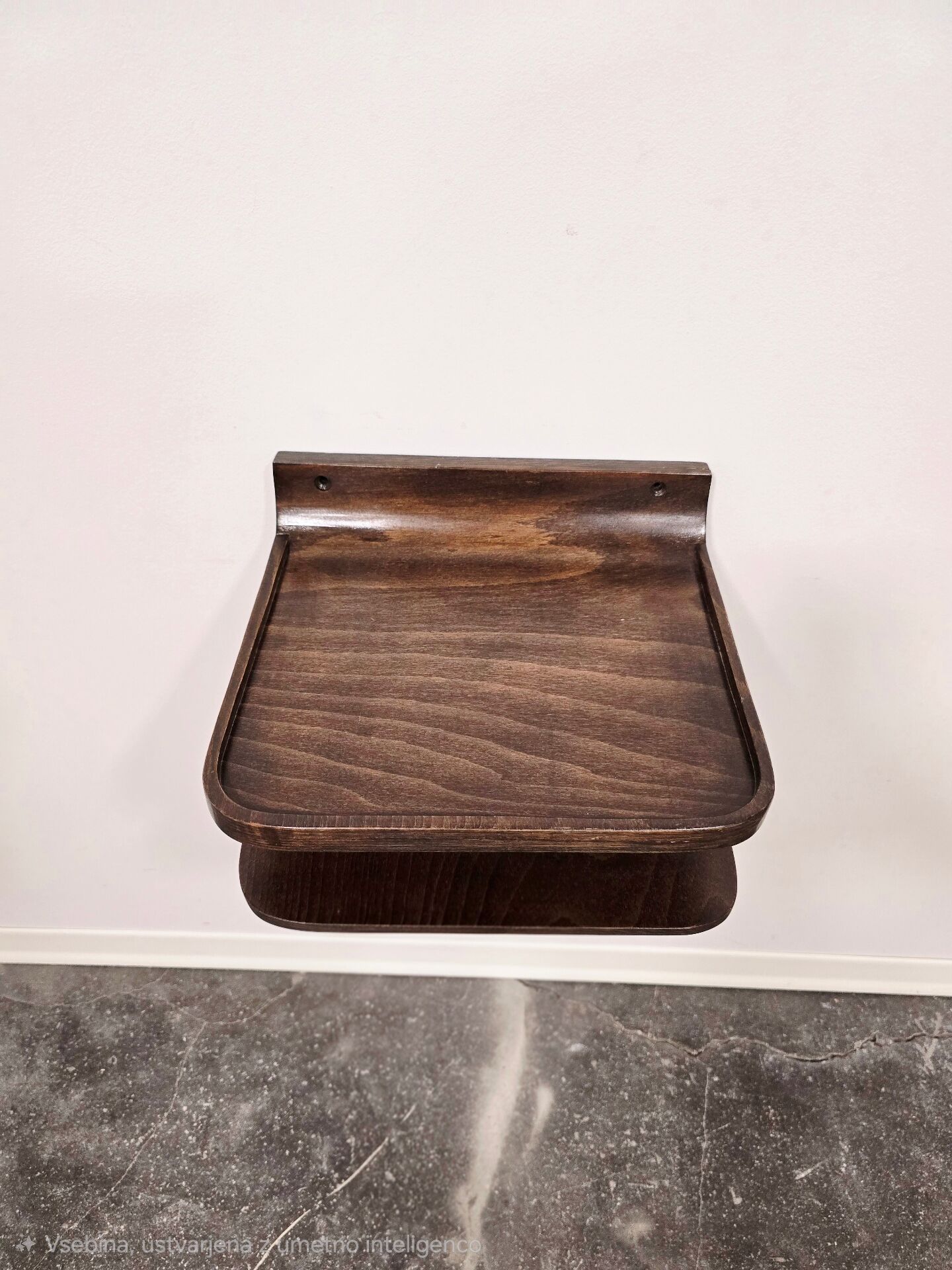 60s Floating Wall Shelf – Mid-Century Plywood