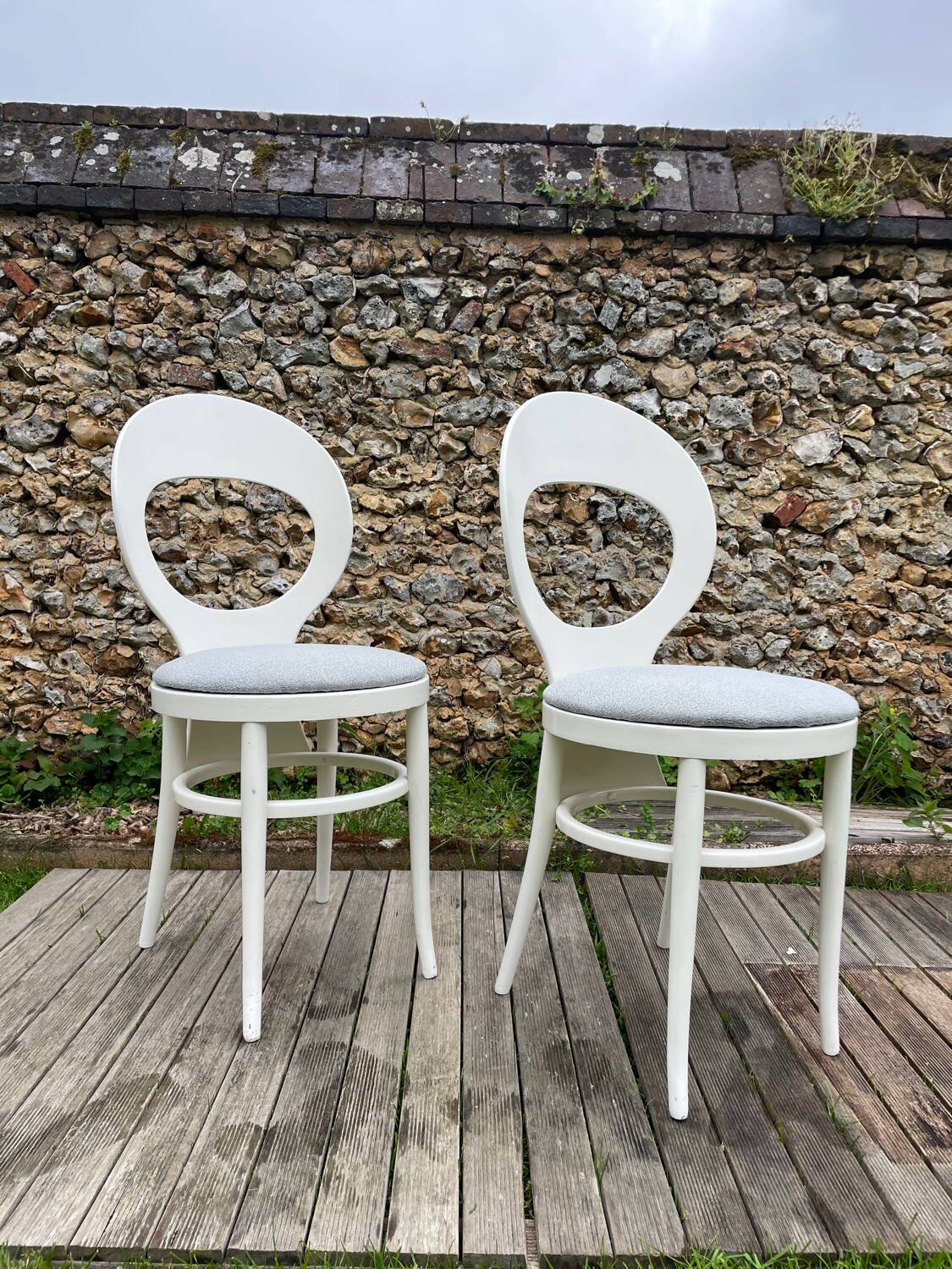 Pair of vintage Baumann chairs 1970