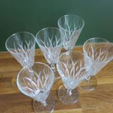 6 VMC champagne flutes in very good condition