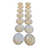 Old Creil and Montereau plates Roubaix service