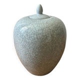 XL ceramic pot with crackle effect