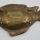 Empty bag brass fish England