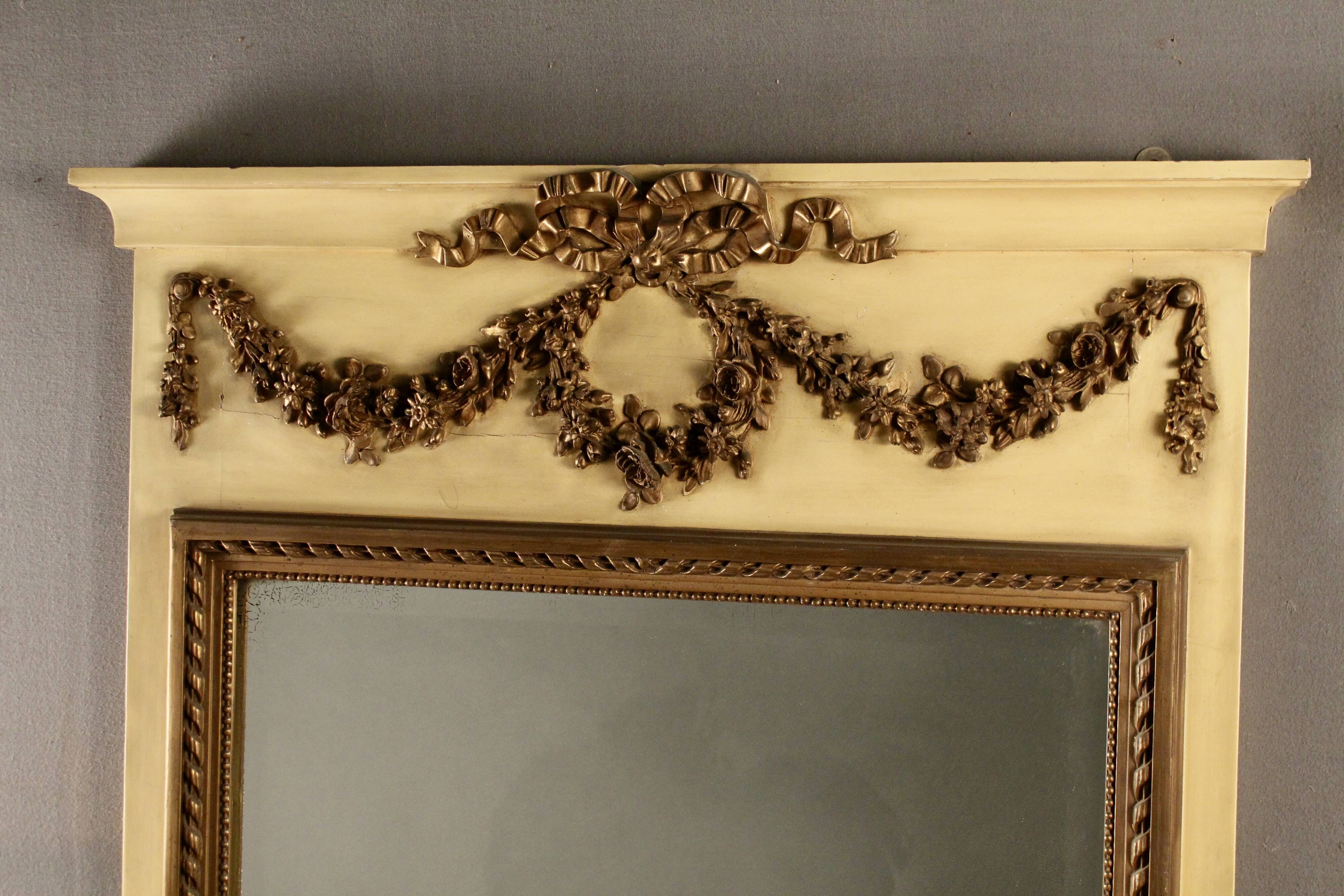 Louis XVI Style Trumeau 90x153cm