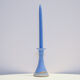 Danish vintage light blue ceramic candlestick