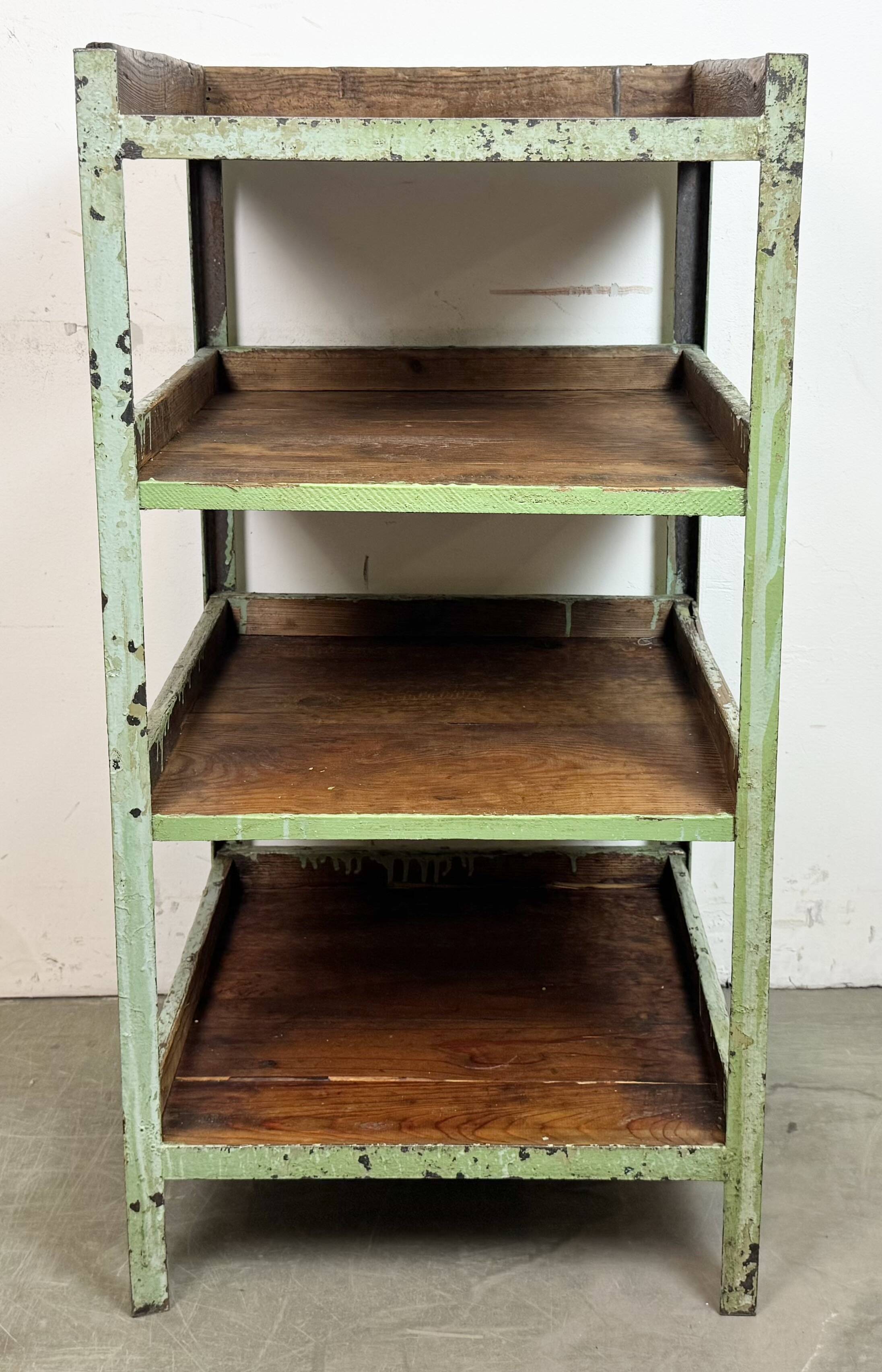 Green Industrial Shelf, 1960s