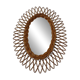 Italian Rattan Mirror, 1960s
