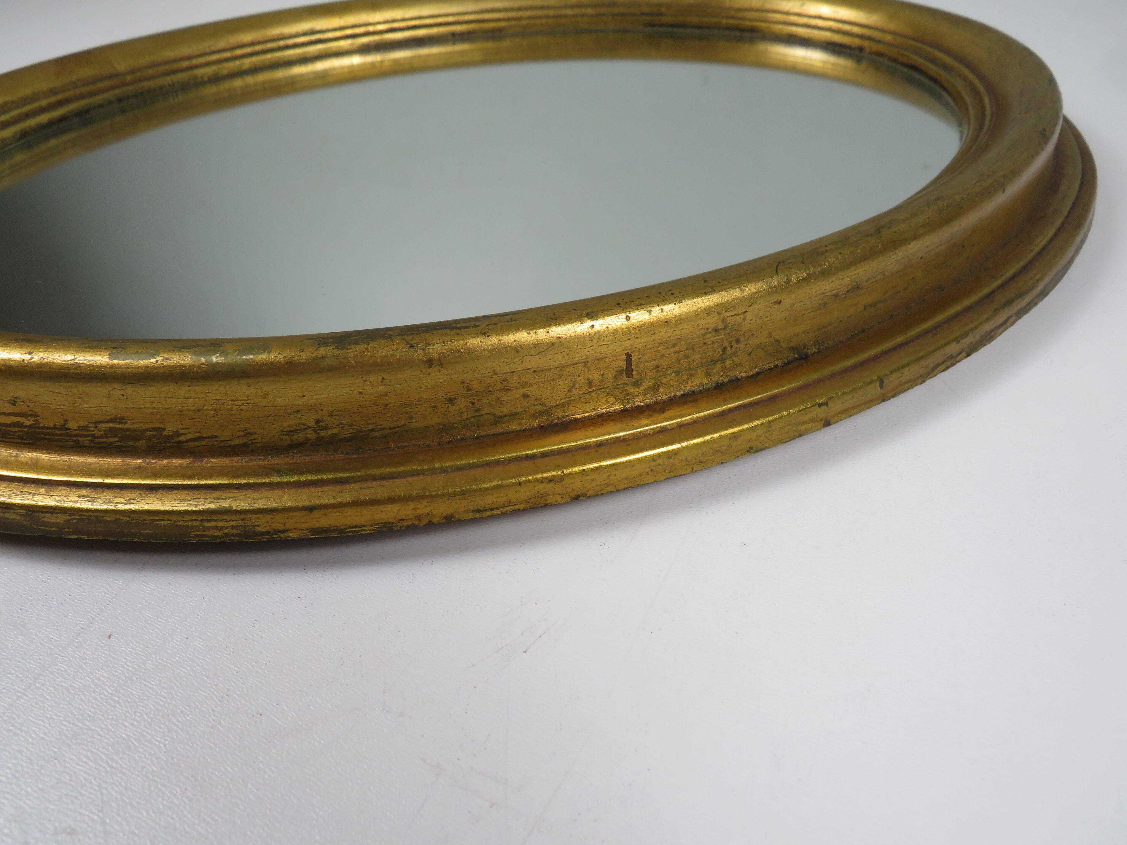 Vintage golden mirror – reflection of the past – Poetic & warm