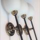 Appliques torchères articulées 1950 Lunel