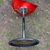 Tabouret siège de tracteur rouge  par Fermigier pour Mirima vers 1970