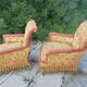 Pair of napoleon III armchairs