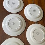 Flat plates Digoin tulips