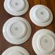Flat plates Digoin tulips