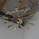Lustre Spoutnik space age, Tchécoslovaquie, années 1960