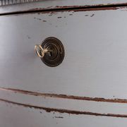 Gustavian chest of drawers with two drawers in gray painted from the year 1890s