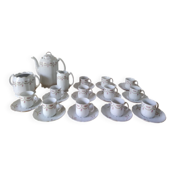 Limoges porcelain coffee service circa 1900