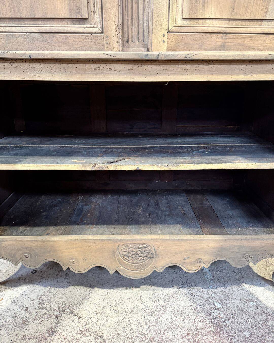 Antique sandblasted dresser