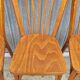 Set of 5 antique signed Baumann bistro chairs