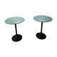 Lot de tables d’appoints postmoderne. maison porada arredi .