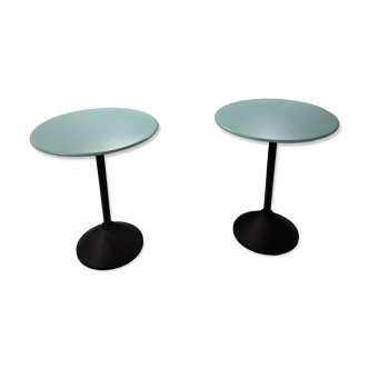 Set of postmodern side tables. Porada Arredi home.