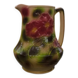 Old St Clement capucines barbotine pitcher n°7529