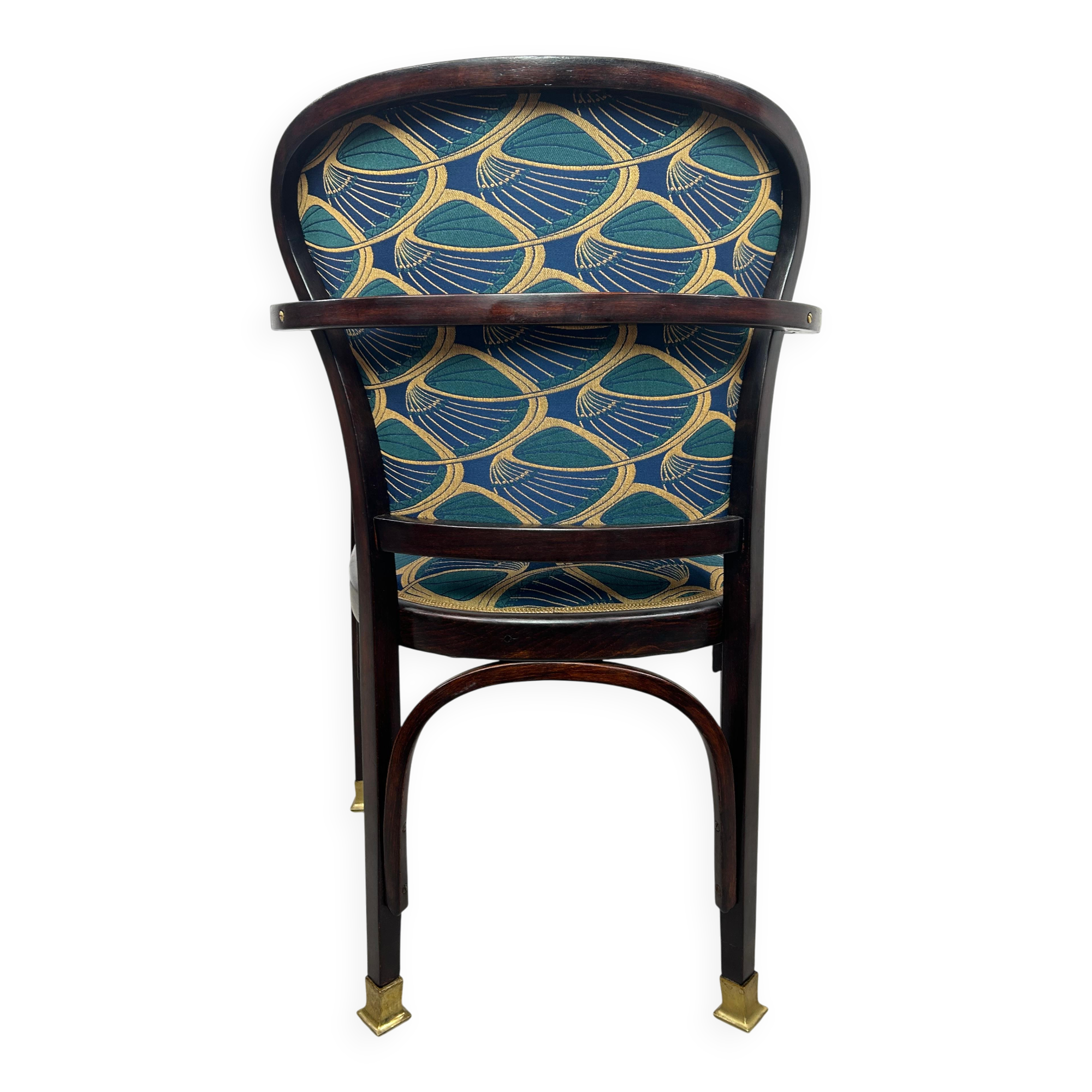 Chaise de bureau Jugendstil no.717 par Gustav Siegel