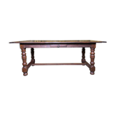 Table de ferme en chêne Louis XIII 19eme