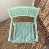 Wicker children's armchair