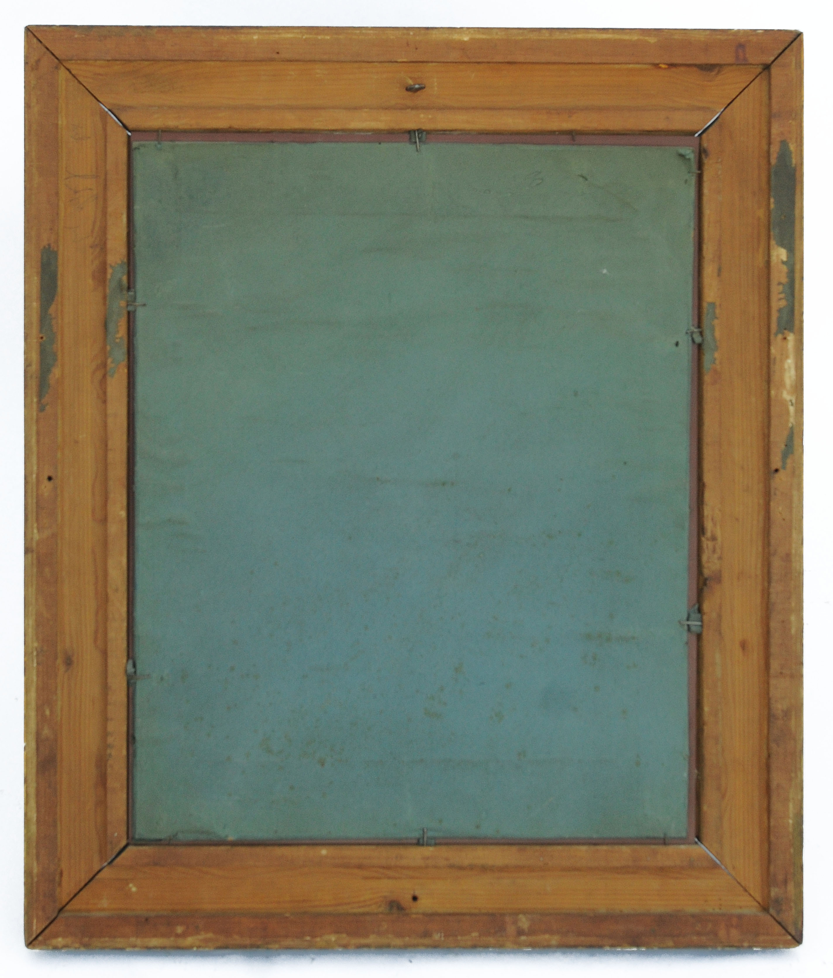 Miroir rectangulaire doré - 69 X 58 cm