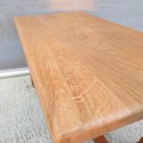 Coffee table with balusters in the manner of farmhouse tables