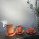 6 tasses en céramique maison Pagnossin Italie 