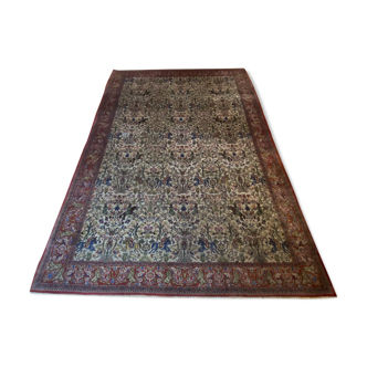 Tapis persan décor cavaliers