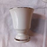 Lot 6 petits mazagrans porcelaine FD Chauvigny