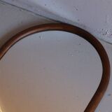 Large vintage wooden wall mirror