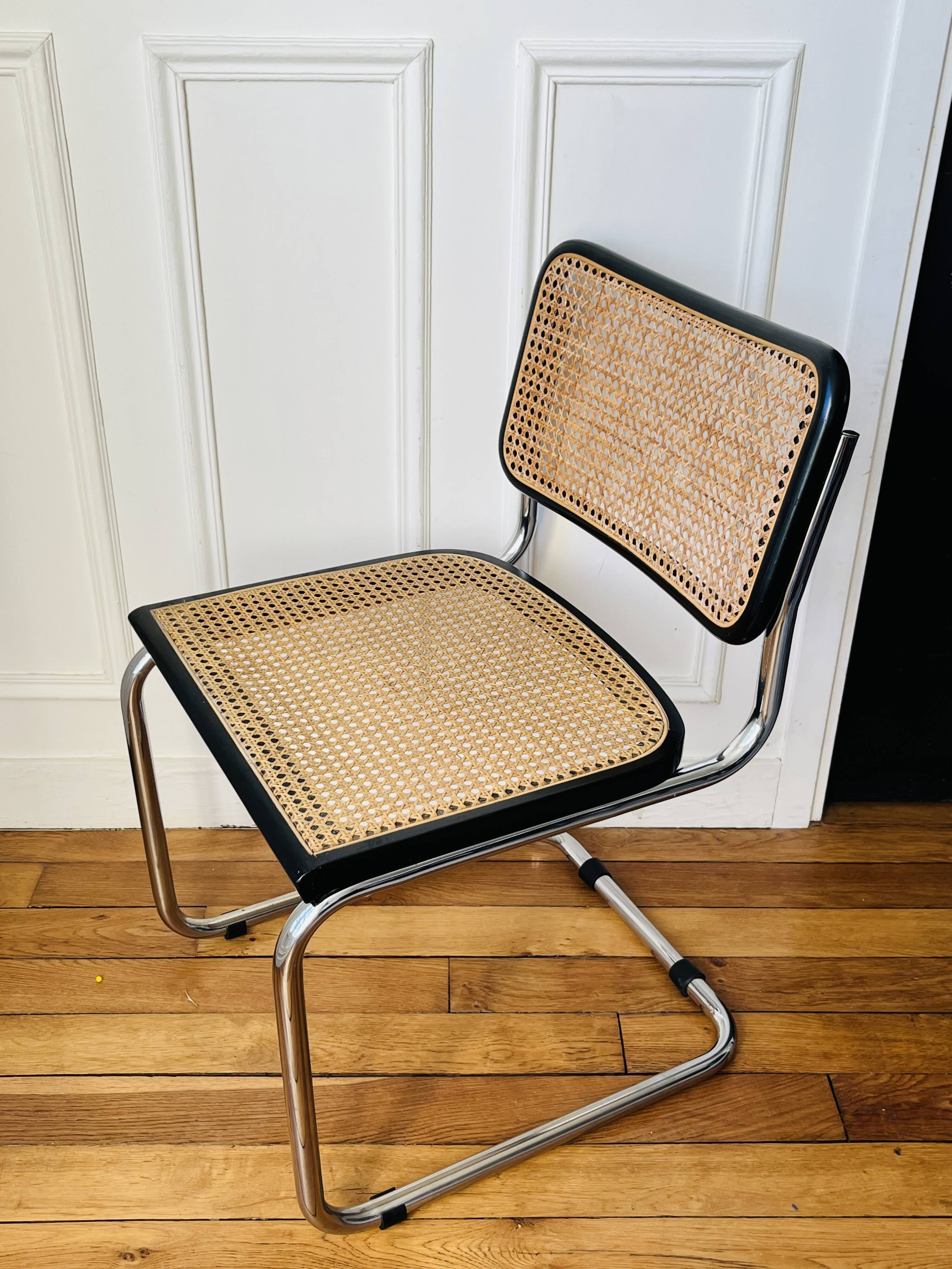 chair Cesca B32 / seat caning redone