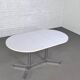 Table de repas ovale et extensible des années 50 chrome et formica