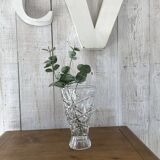 Cut crystal vase