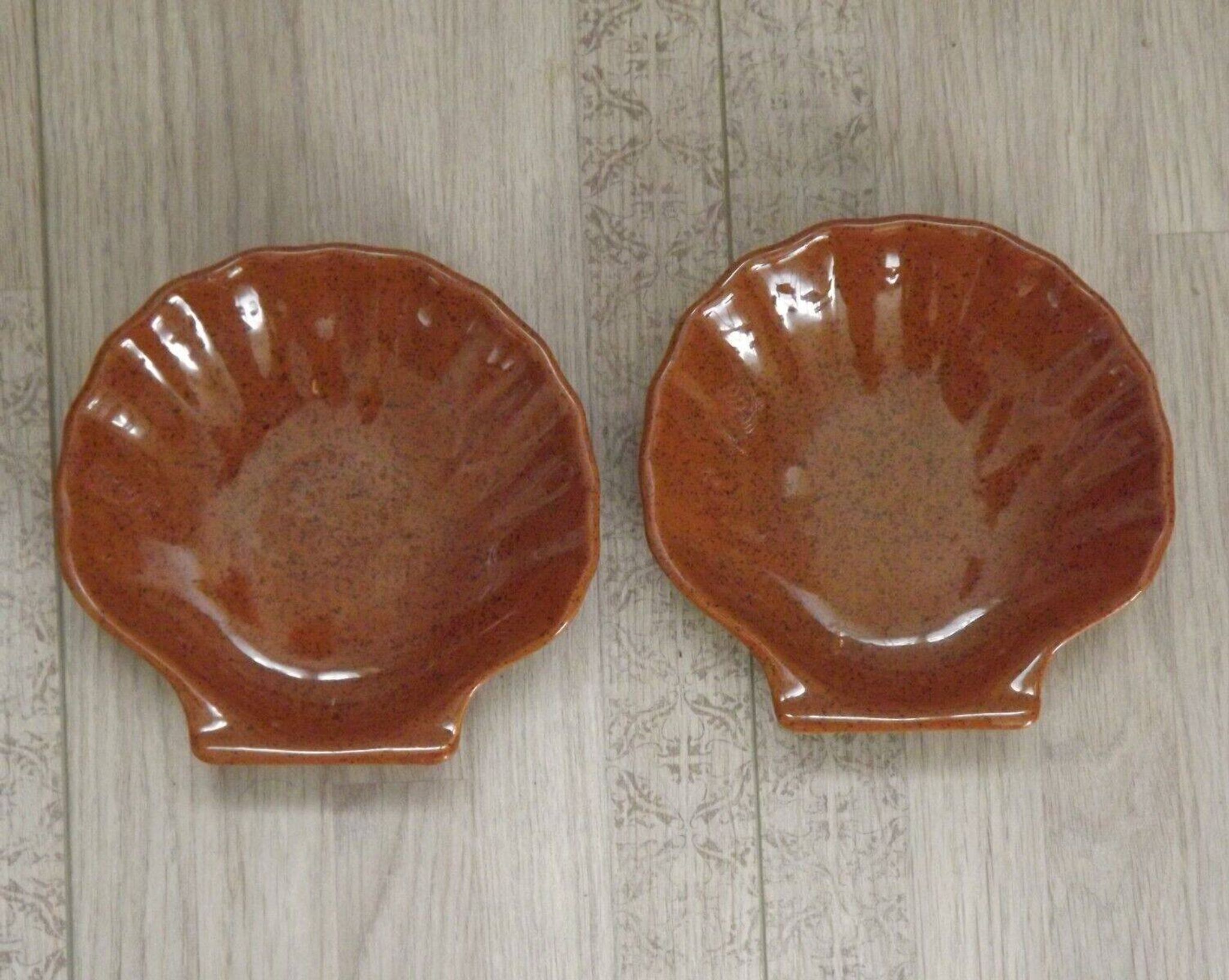 Set of 2 serving dishes Emile Henry Brown Coquille St Jacques 4642