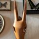 Wooden goat trophy