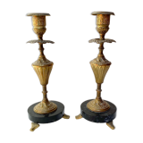 Pair of antique candlesticks