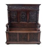 Box bench, France, around 1880.