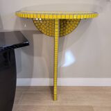 Pair of floating consoles, tesela mosaic, Art Decó, 50's – France