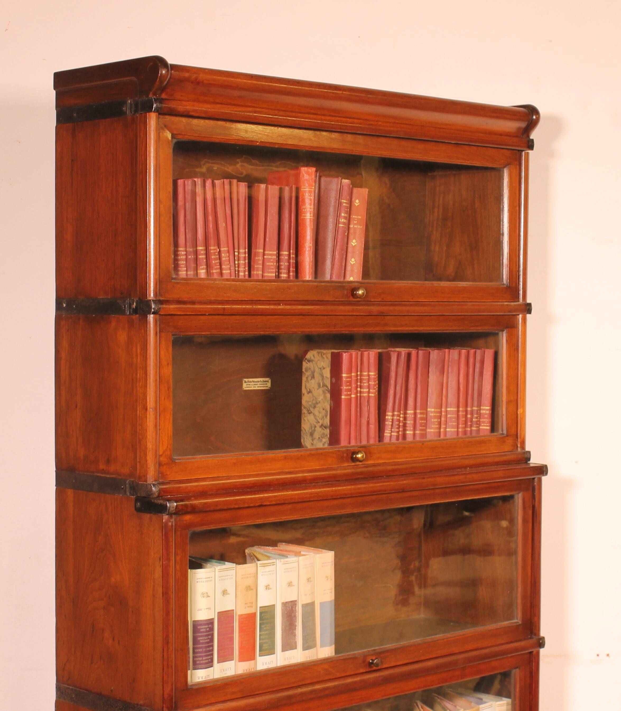 Globe Wernicke 5-Piece Mahogany Bookcase